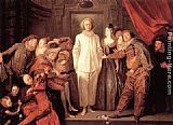 Jean-Antoine Watteau Italian Comedians painting
